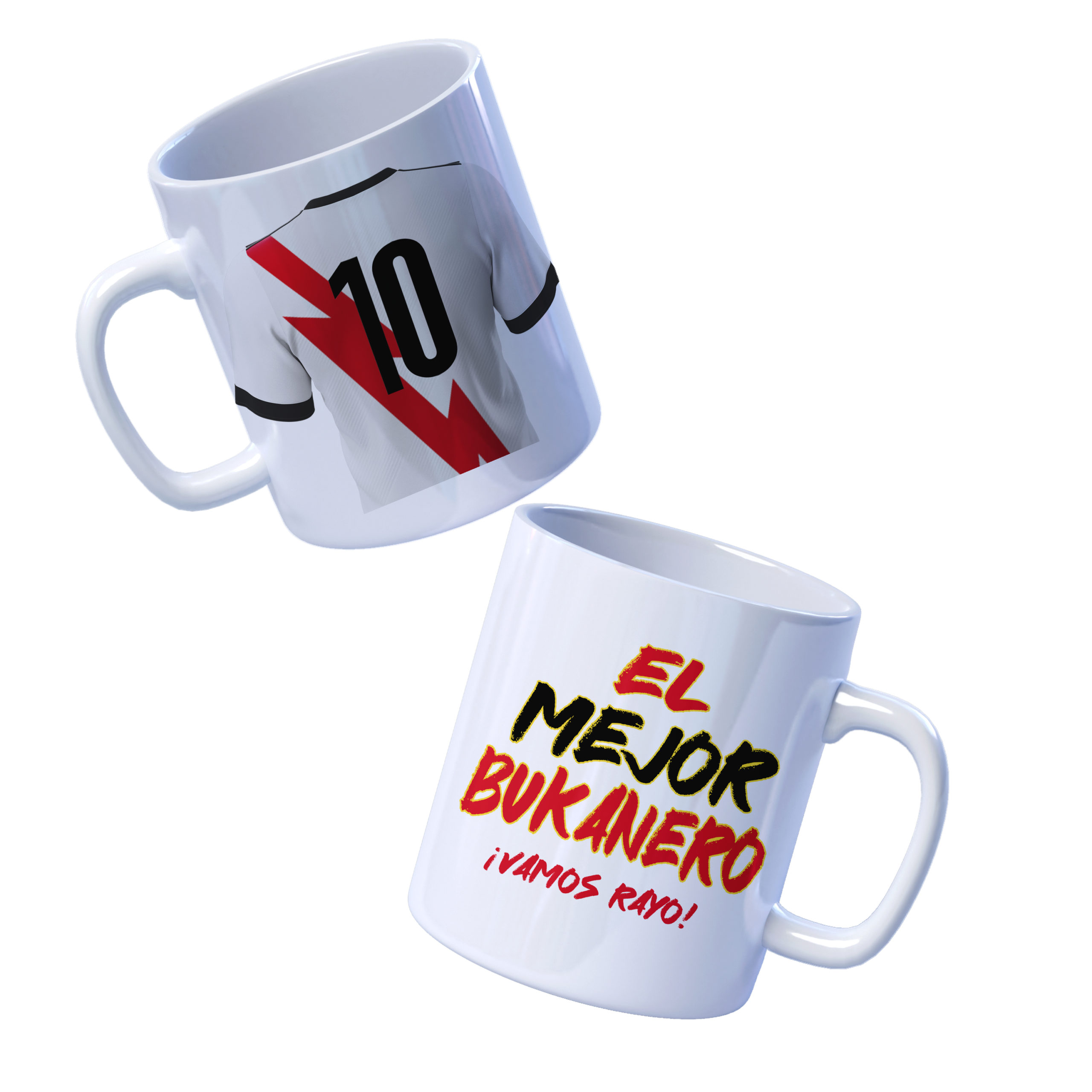 Taza: "El Mejor Bukanero (Rayo Vallecano)"