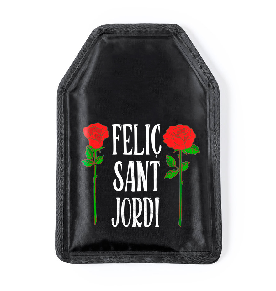 Enfriador botella: "Feliç Sant Jordi"