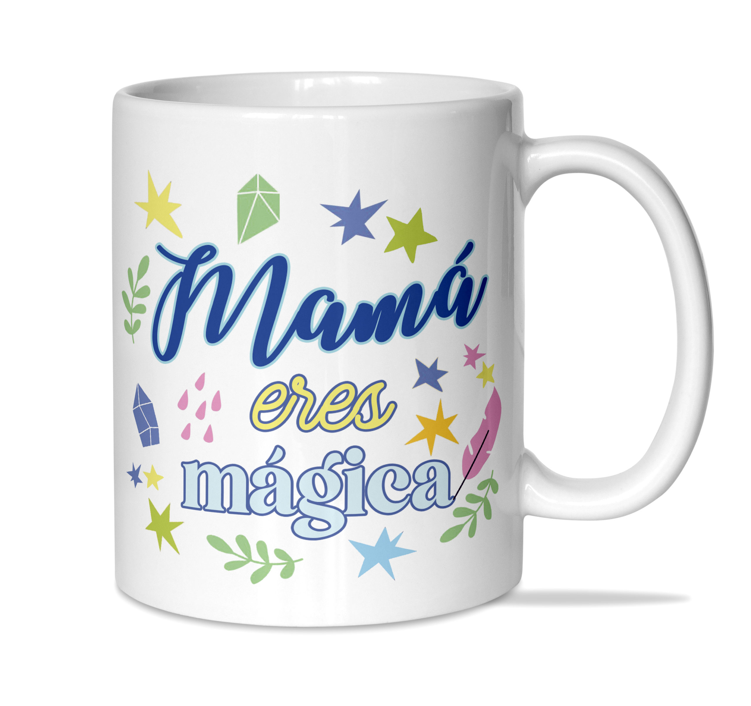 Taza: "Mamá eres mágica"