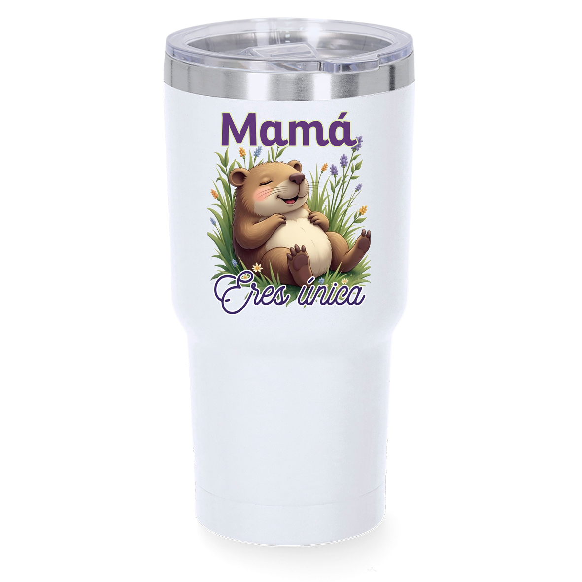 Vaso térmico: "Mamá eres única"