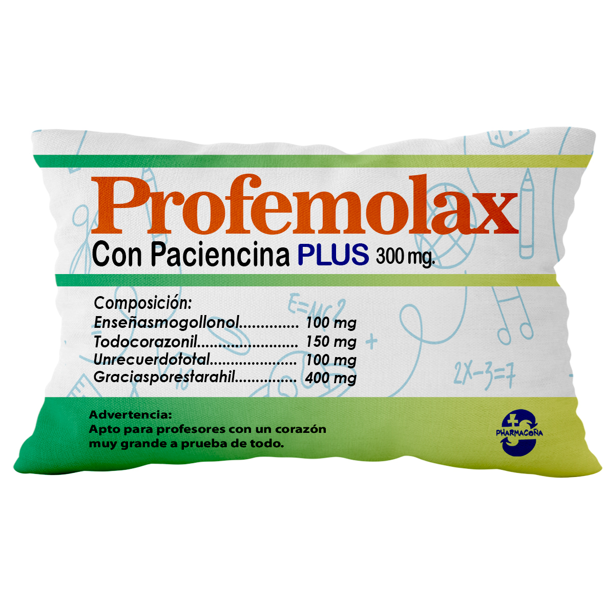 Cojín poliéster grande: "Profemolax"