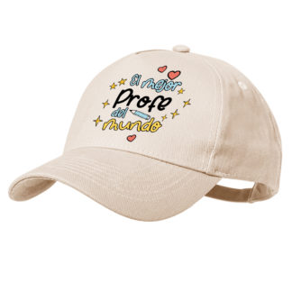 Gorra: "El mejor profe del mundo"