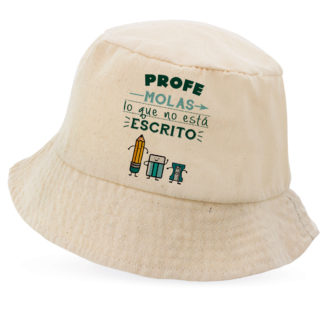 Gorro: "Profe molas lo que no está escrito"