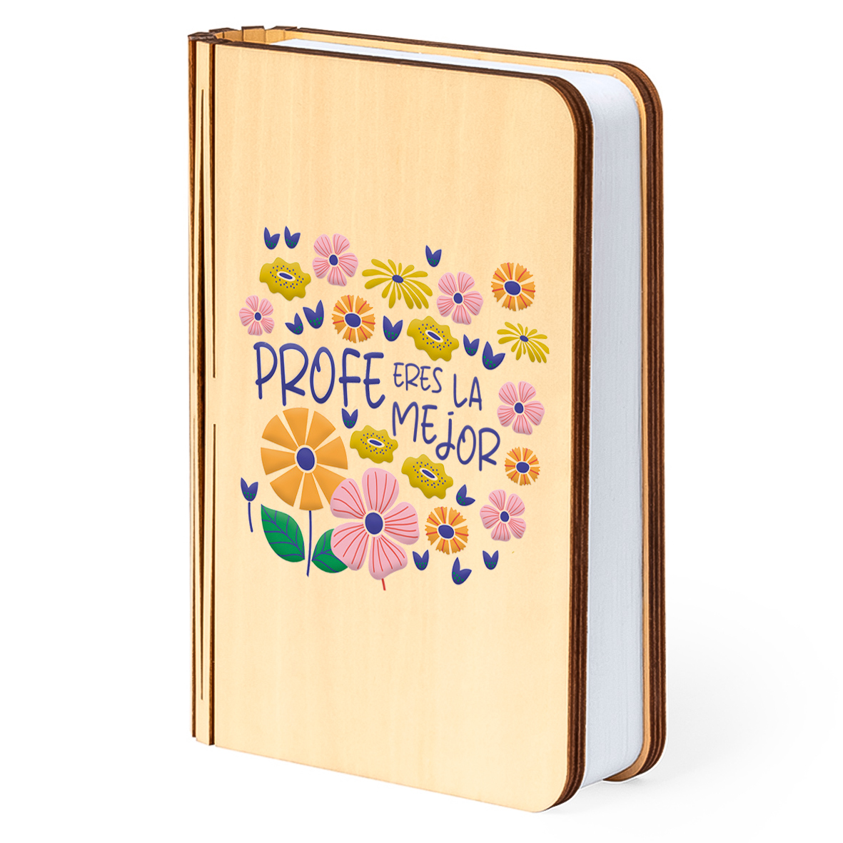 Lámpara libro: "Profe eres la mejor"
