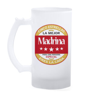 Jarra cristal: "El mejor Madrina"