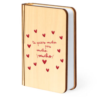 Lámpara libro: "¡Te quiero mucho, pero...!