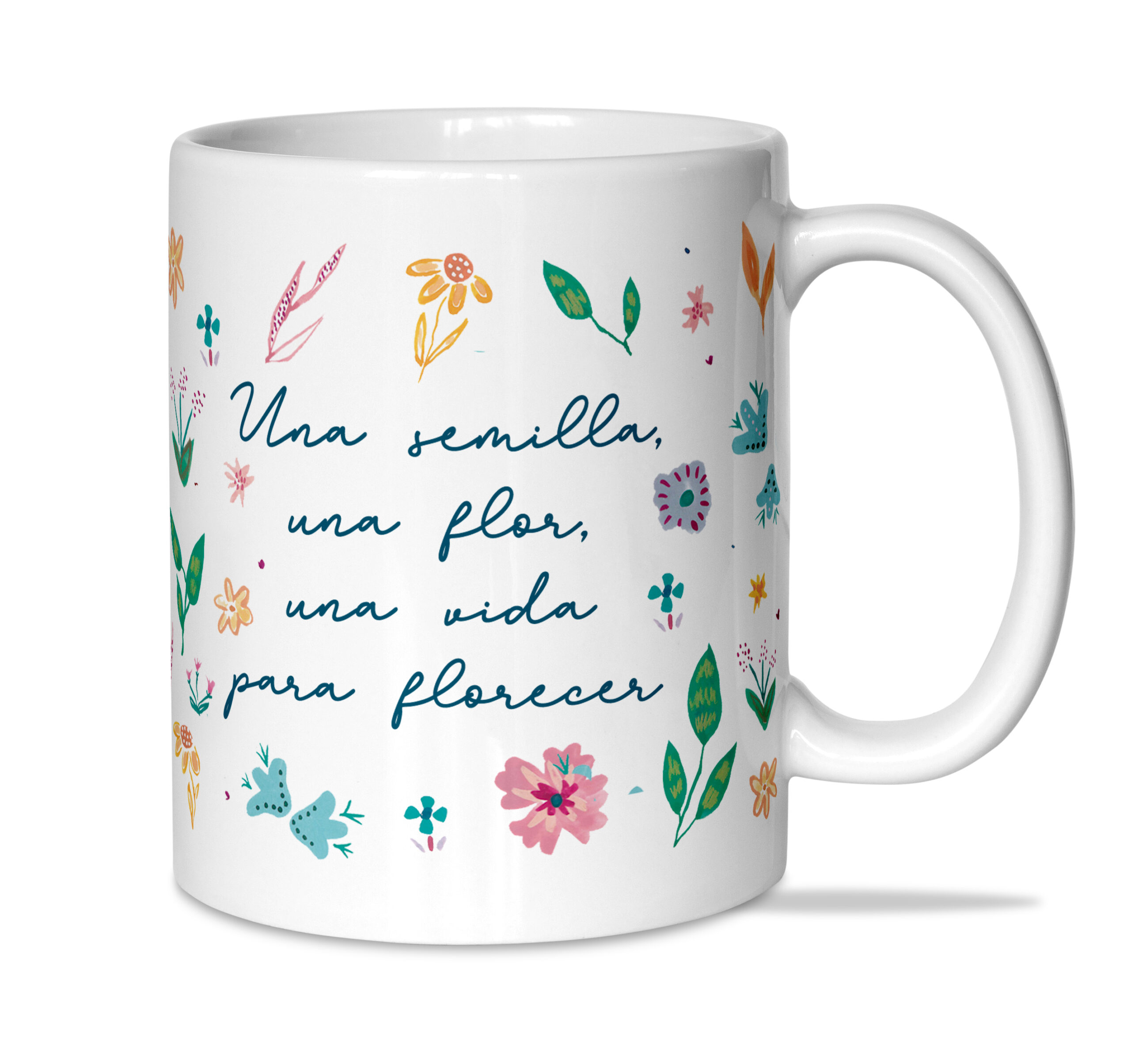 Taza: "Una semilla..."