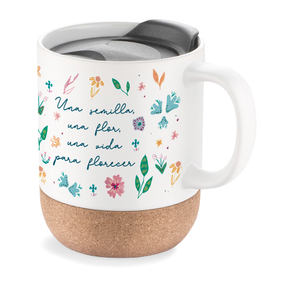 Taza de viaje: "Una semilla..."