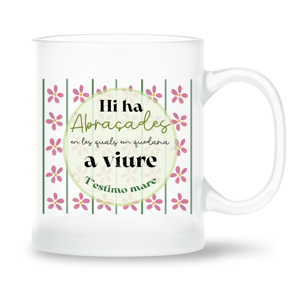 Taza LED: "Hay abrazos..."
