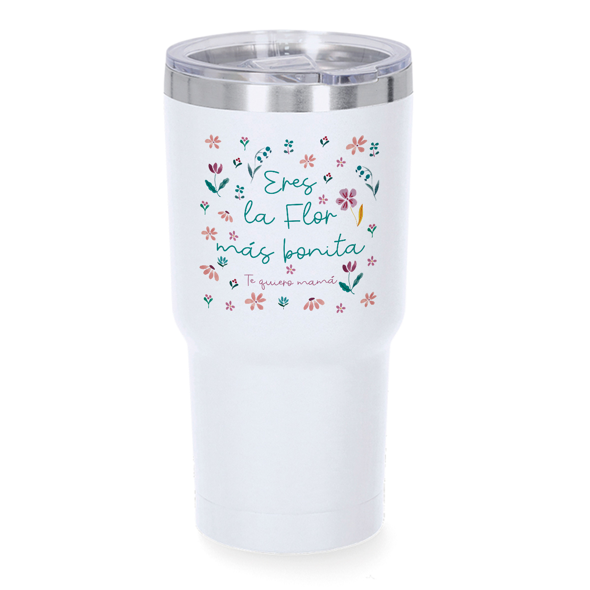 Vaso térmico: "Eres la flor más bonita"