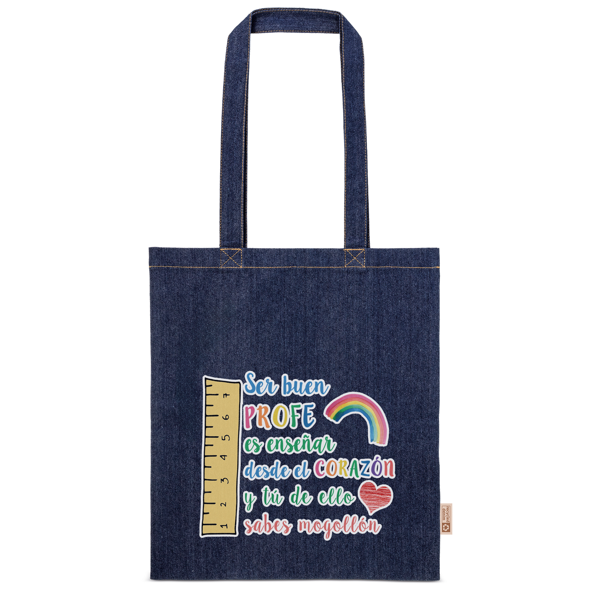 Totebag tejana: "Ser buen profe es enseñar..."