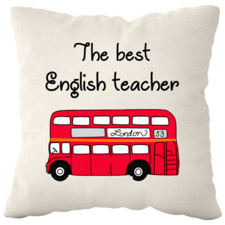 Cojín Poliéster: “The Best English Teacher"