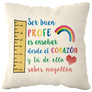 Cojín Poliéster: "Ser buen profe es enseñar..."