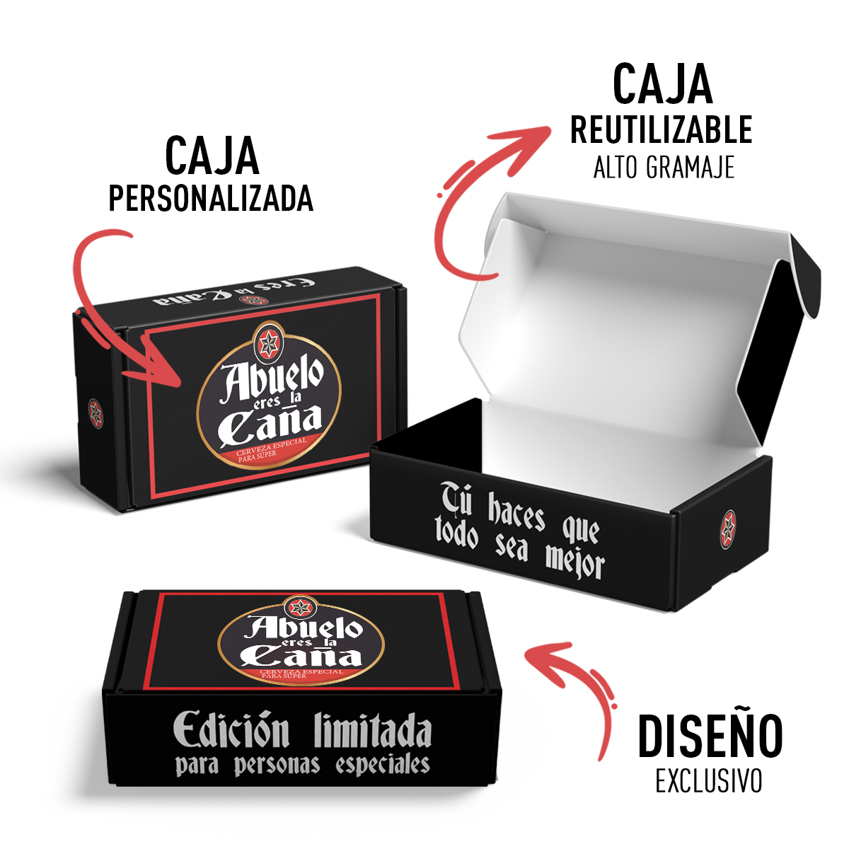 PACK CAJA: "Abuelo eres la caña"