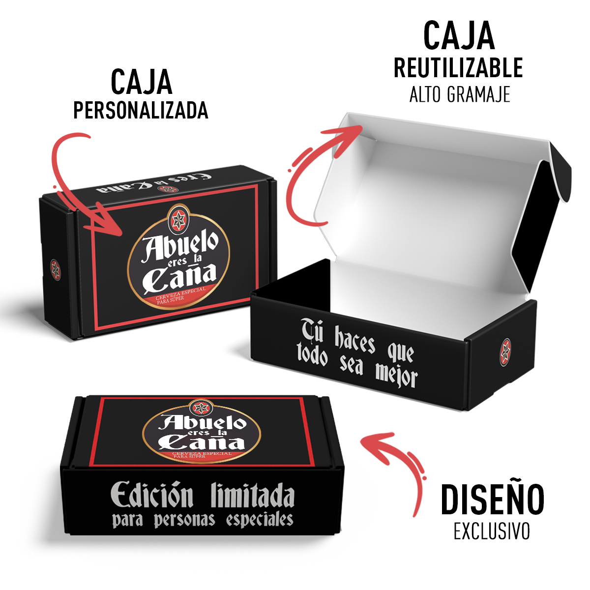 PACK CAJA: "Abuelo eres la caña" - Imagen 2